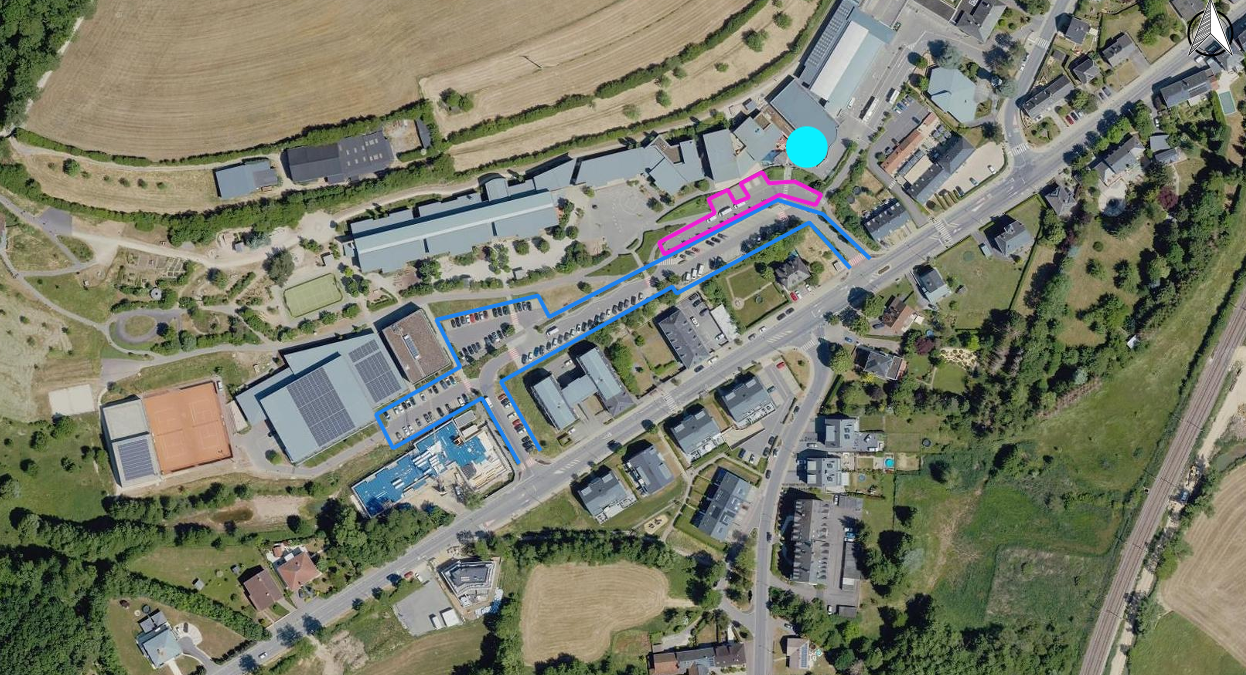 Neijoerschpatt Parking Carte